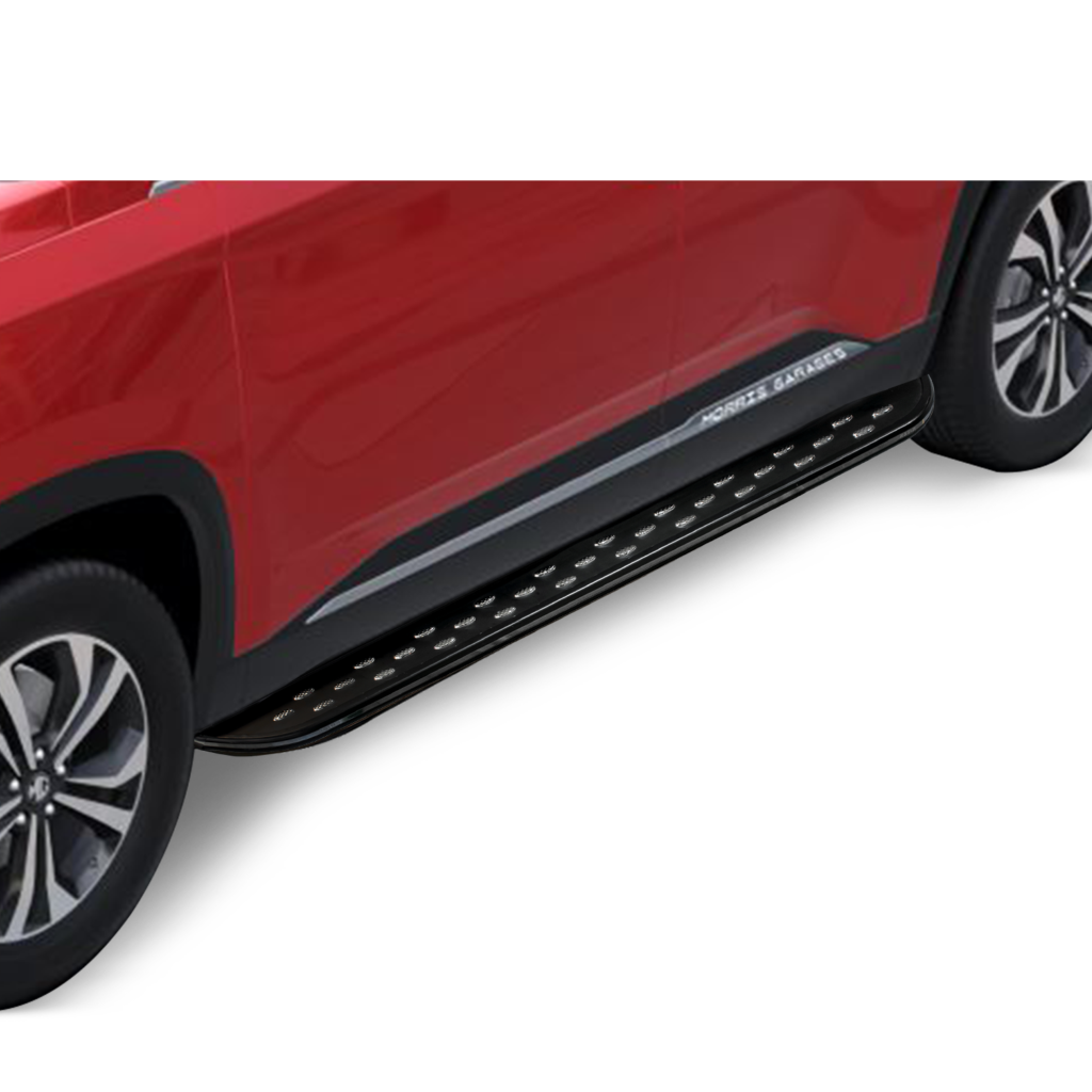 M-TEK Silver Drop Side Step for MG Hector+ | running board, foot step
