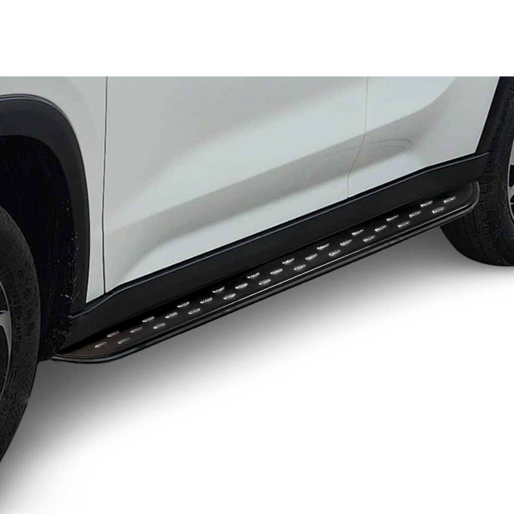M-TEK Silver Drop Side Step for Toyota Hyryder | running board, foot step